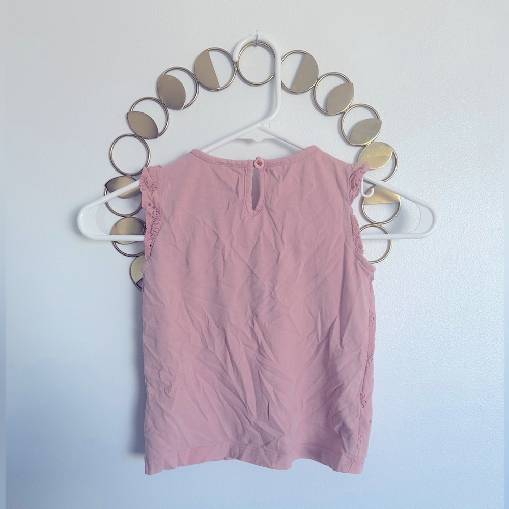 SOLD- Boden Girls Top Pink Ruffles Size 3-4T - Picture 7 of 7